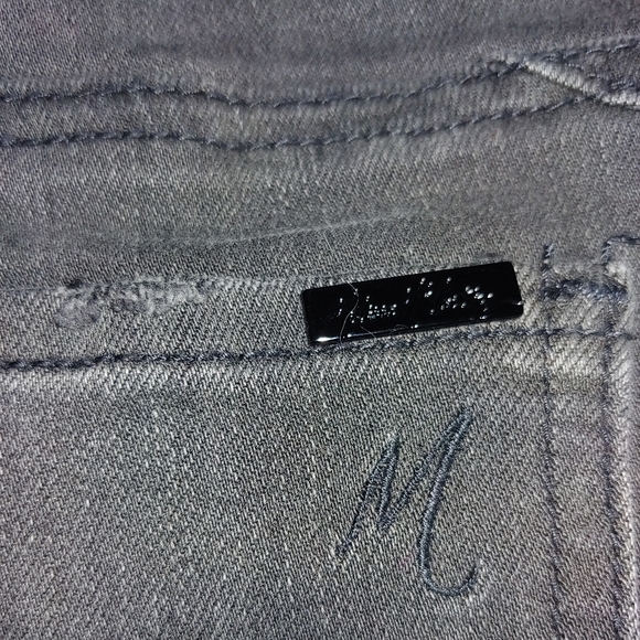NWOT Plus Size Melissa McCarthy Seven7 Gray Welt Pocket Pencil Jeans - Size 20W - Picture 9 of 11